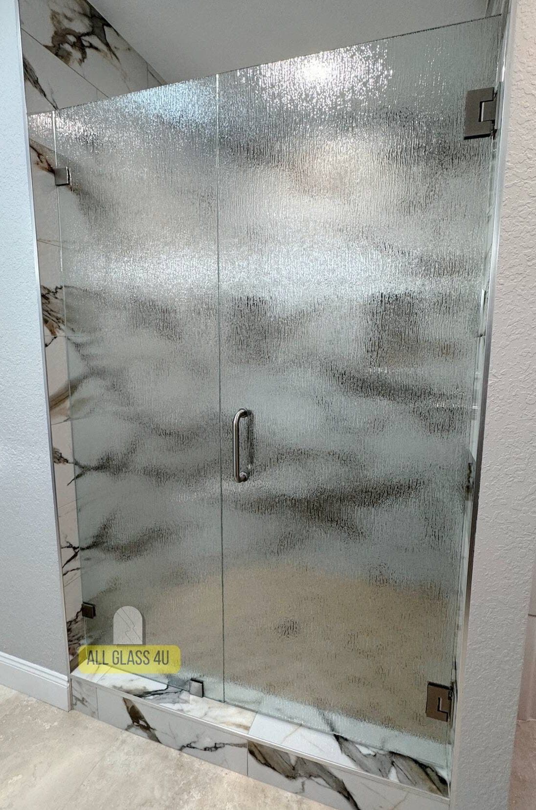 Rain Glass Frameless Shower Door