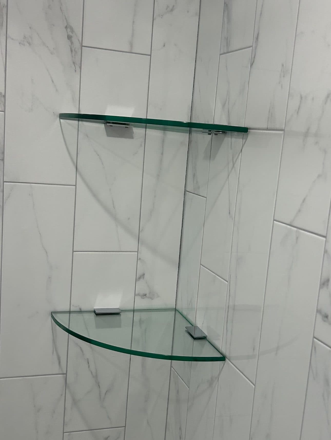 Glass Shelving project by All Glass 4 U