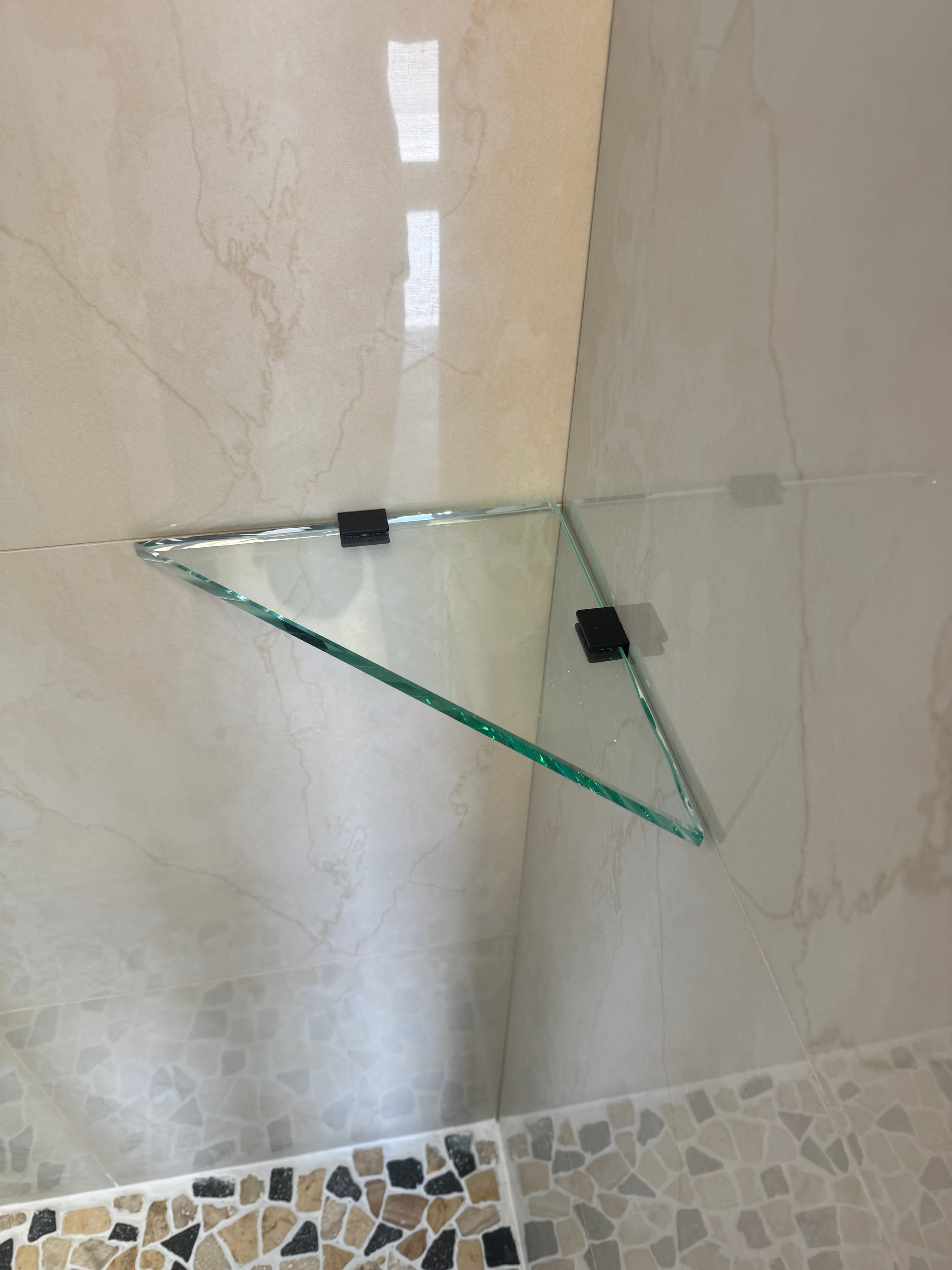 Glass Shelving project by All Glass 4 U