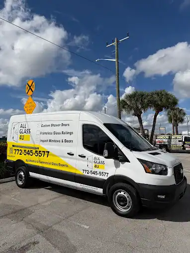 All Glass 4 U service van